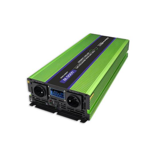 Przetwornica napięcia z ładowaniem baterii Monolith 2000W / 4000W 12V na 230V Czysty Sinus Qoltec 51943