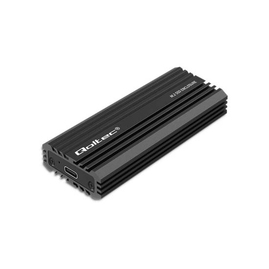 Obudowa SSD M.2 NVMe/SATA USB C 10Gbps Qoltec 52270
