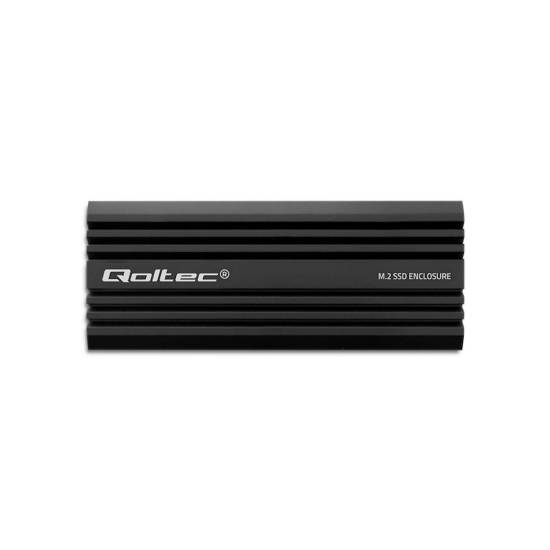 Obudowa SSD M.2 NVMe/SATA USB C 10Gbps Qoltec 52270