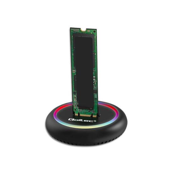 Stacja dokująca USB-C dysk M.2 NVMe 2TB Qoltec 52275
