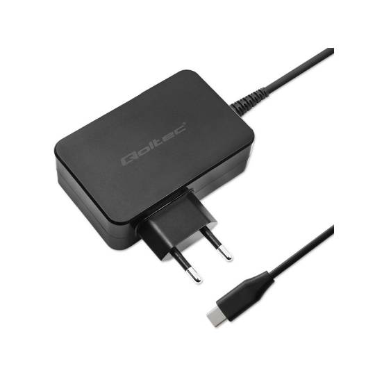 Ładowarka sieciowa GaN USB-C 90W 5-20V 3-4.5A Qoltec 52387