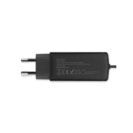 Ładowarka sieciowa GaN USB-C 90W 5-20V 3-4.5A Super Fast Qoltec 52420