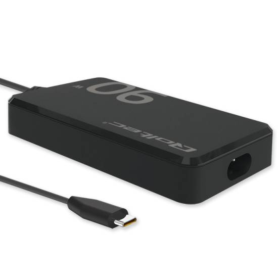 Ładowarka sieciowa GaN USB-C 90W 5-20V 4.5A PD Super Fast SLIM Qoltec 52422