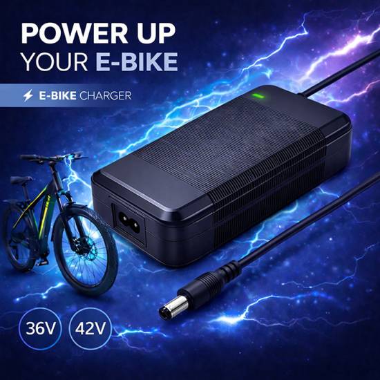 Ładowarka do roweru skutera elektrycznego 36V 42V 2A wtyk 5.5*2.1 szybka Qoltec 52612