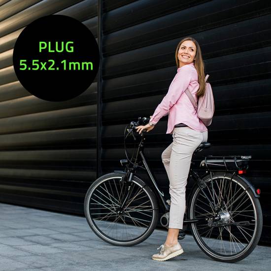 Ładowarka do roweru skutera elektrycznego 36V 42V 2A wtyk 5.5*2.1 szybka Qoltec 52612