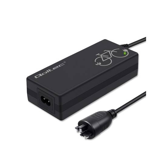 Ładowarka do roweru skutera elektrycznego 36V 42V 2A wtyk Bosch 3Pin szybka Qoltec 52613