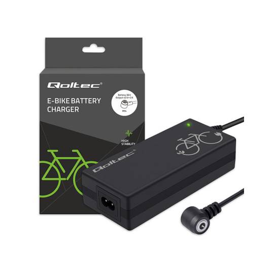 Ładowarka do roweru skutera elektrycznego 36V 42V 2A wtyk Mi4 Magnetic TIP szybka Qoltec 52614