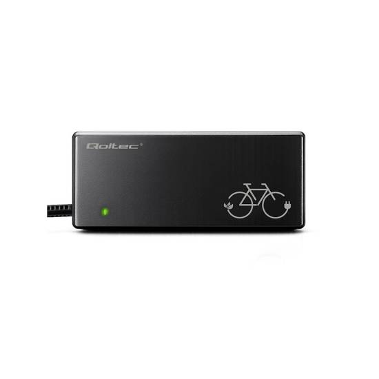 Ładowarka do roweru elektrycznego 36V 42V 2A wtyk 3P XLR-18mm Qoltec 52615