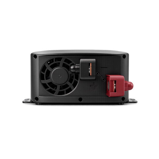 Przetwornica napięcia Pure Sine Wave 500W / 1000W 12V na 230V LCD USB USB-C kompatybilna z LiFePO4 GEL AGM czysty sinus Qoltec 52688