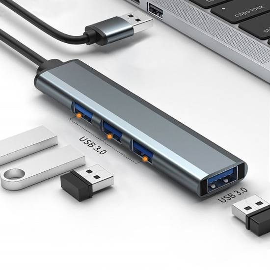 Hub USB 3.0 - USB 3.0 x4 Qoltec 53791