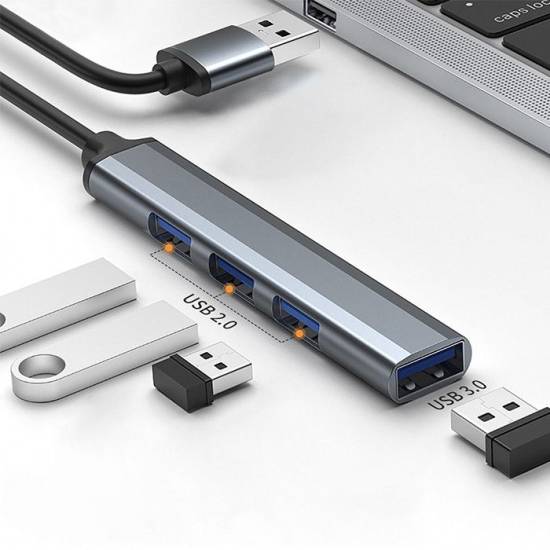 Hub USB 3.0 - USB 2.0 x3 USB 3.0 x1 Qoltec 53793