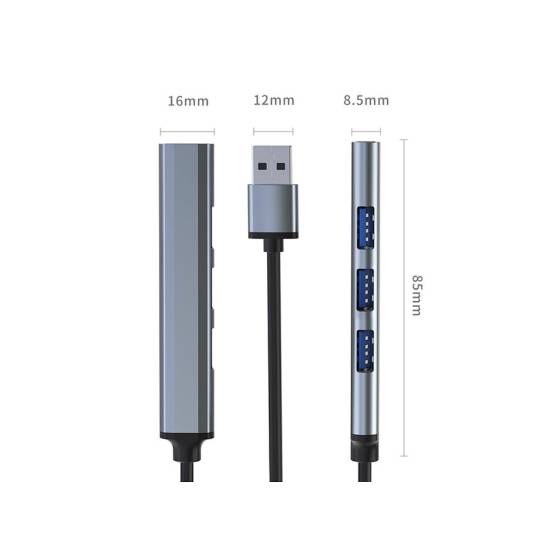 Hub USB 3.0 - USB 2.0 x3 USB 3.0 x1 Qoltec 53793