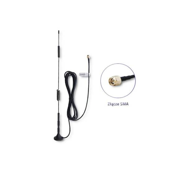 Antena SMA 7.0 dBi 4G LTE Qoltec 57015 dookólna