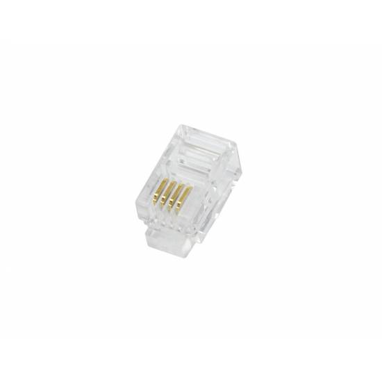 Wtyk modularny RJ10 4p4c 100szt