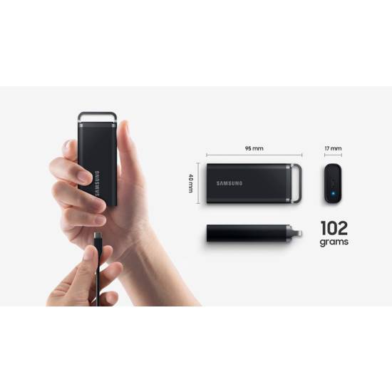 Dysk SSD USB 3.2 Gen 1 SAMSUNG T5 EVO Black 4TB MU-PH4T0S/EU