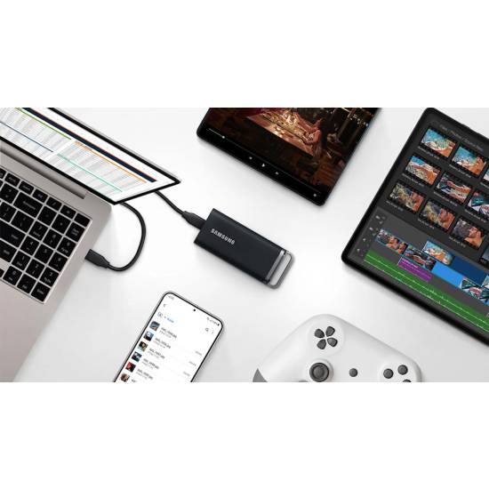 Dysk SSD USB 3.2 Gen 1 SAMSUNG T5 EVO Black 4TB MU-PH4T0S/EU