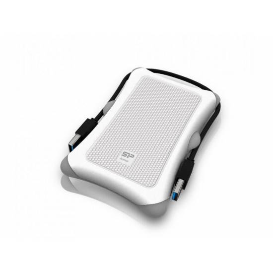 Obudowa 2,5" SATA Silicon Power Armor A30 USB 3.0 wstrząsoodporna biała