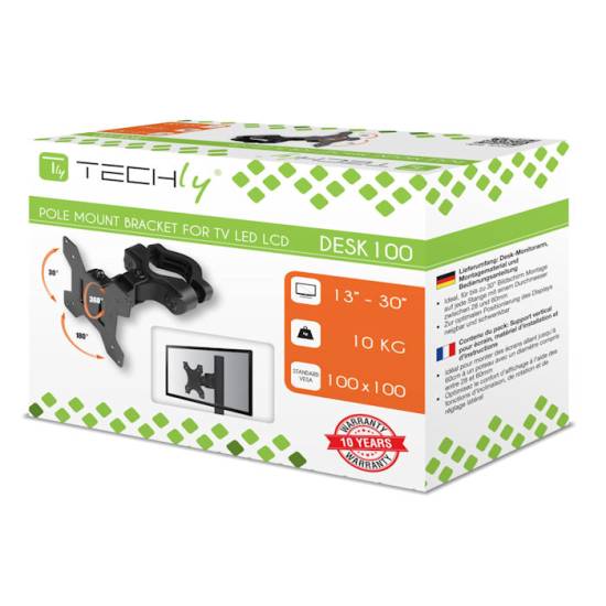 Uchwyt do słupka dla monitora / telewizora LCD 13-30