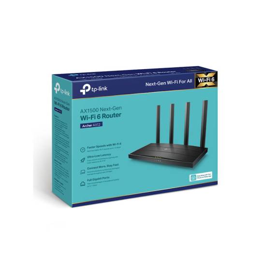 Router TP-Link Archer AX12 AX1500 1xWAN 3xLAN