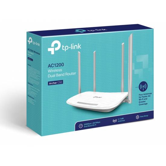 Router TP-Link Archer C50 AC1200 1xWAN 4xLAN WLAN