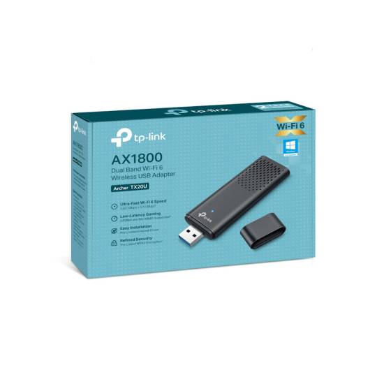 Karta sieciowa USB 3.0 TP-Link Archer TX20U 2.4/5GHz AX1800