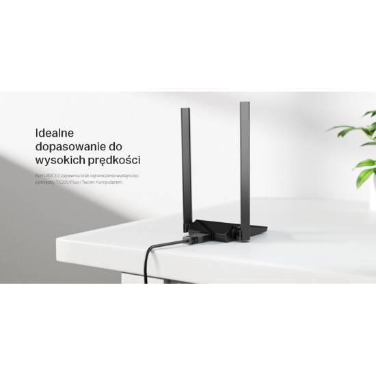 Karta sieciowa USB 3.0 WLAN TP-Link Archer TX20U Plus 2.4/5GHz AX1800