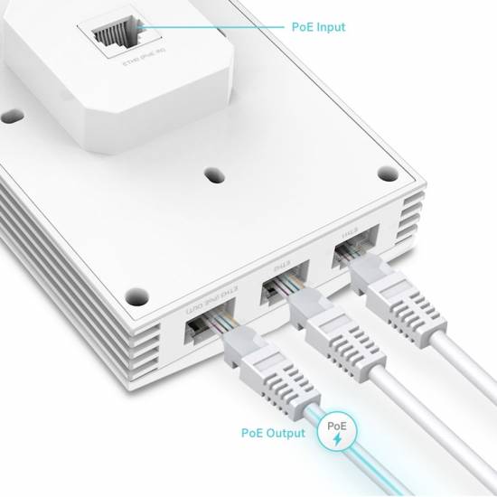 Punkt dostępowy TP-Link EAP655-Wall 4xLAN AX3000