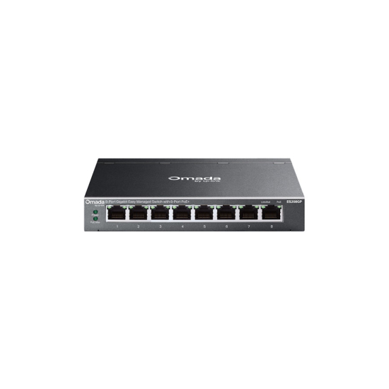 Switch TP-Link ES208GP x 8 10/100/1000Mbps Omada Easy Managed 8x POE+