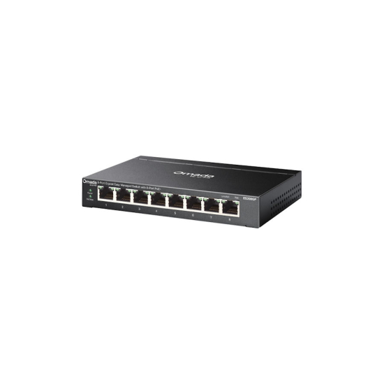 Switch TP-Link ES208GP x 8 10/100/1000Mbps Omada Easy Managed 8x POE+