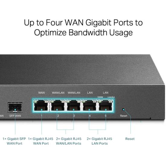 Router TP-Link TL-ER7206 1-4x WAN 1-4x LAN
