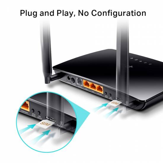 Router LTE TP-Link TL-MR6500v 2xLAN 1xWAN 1xSIM 1xTEL