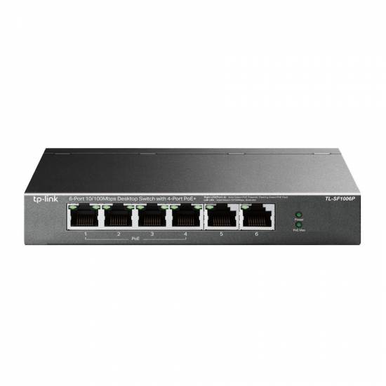 Switch TP-Link TL-SF1006P x 6 10/100Mbps x 4 PoE+