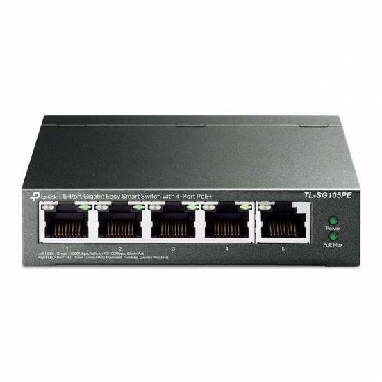 Switch TP-Link TL-SG105PE x 5 10/100/1000Mbps x 4 PoE+