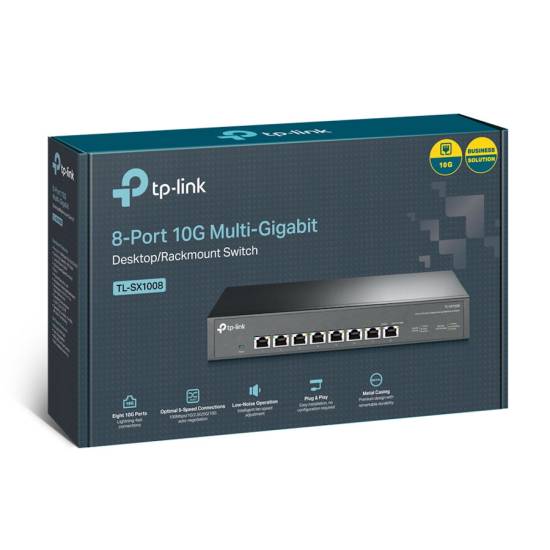 Switch TP-Link TL-SX1008 x8 10GE