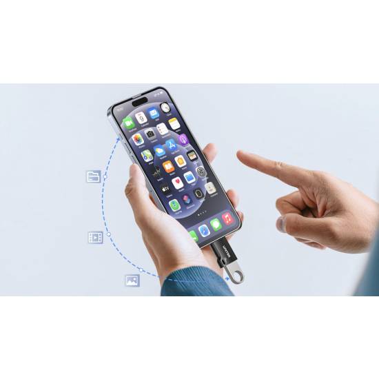 Adapter USB-C -> USB-A 10Gbps Unitek A1048ABK01