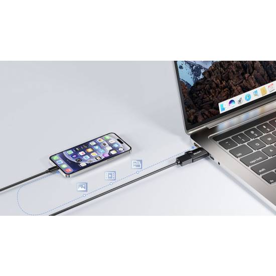Adapter USB-C -> USB-A 10Gbps Unitek A1048ABK01