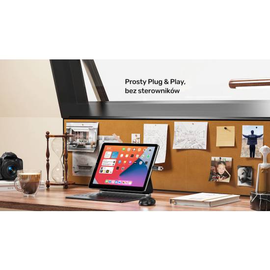 Adapter USB-C -> USB-A 10Gbps Unitek A1048ABK01