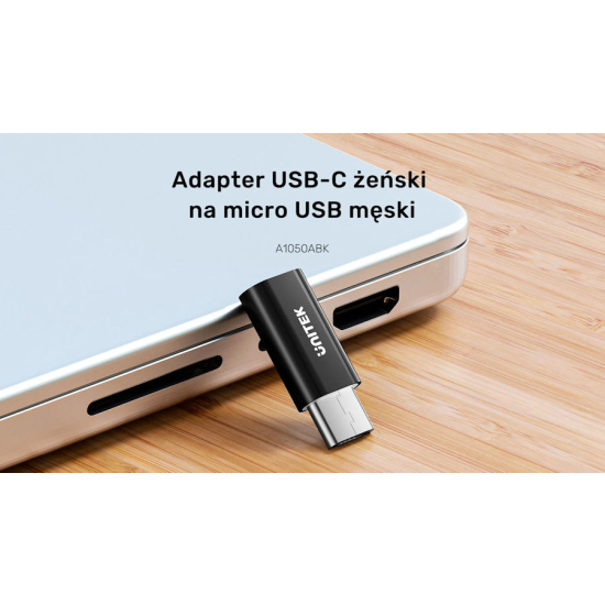 Adapter USB-C -> USB micro Unitek A1050ABK03