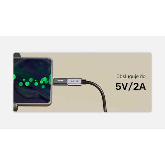 Adapter USB-C -> USB micro Unitek A1050ABK03