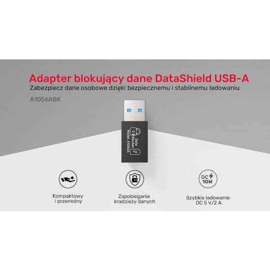 Adapter blokujący dane USB-A Unitek A1056ABK01