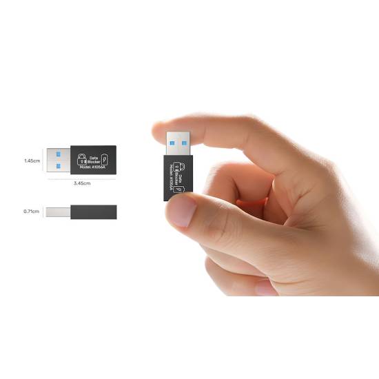 Adapter blokujący dane USB-A Unitek A1056ABK01