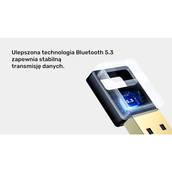 Adapter USB Bluetooth 5.3 BLE czarny Unitek B105B