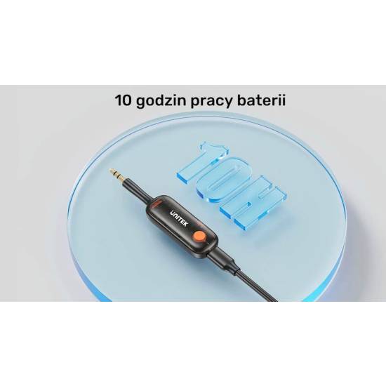Adapter mini jack nadajnik/odbiornik audio 10m Bluetooth 5.3 Unitek B1111A01
