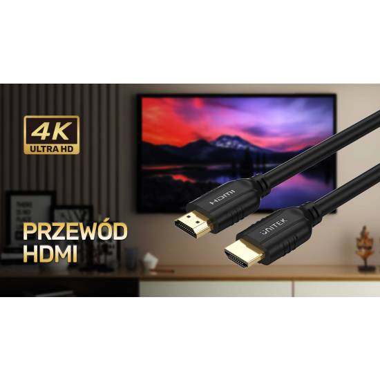 Kabel HDMI 2.0 M/M 4K@60Hz 1,5m Unitek C11079BK-1.5M