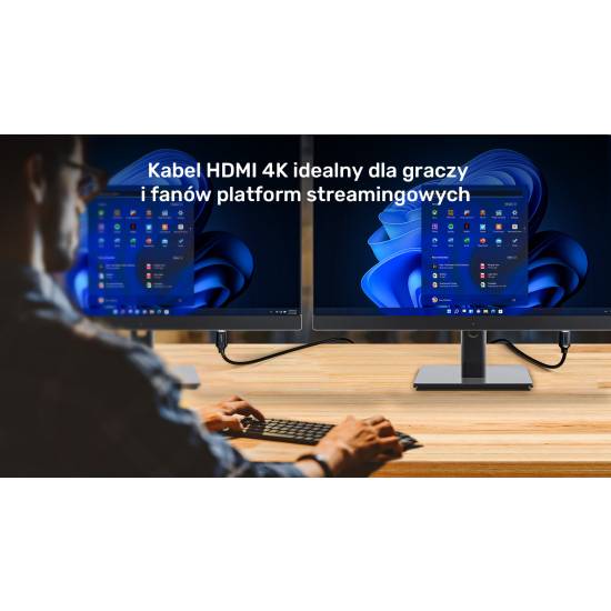 Kabel HDMI 2.0 M/M 4K@60Hz 1,5m Unitek C11079BK-1.5M
