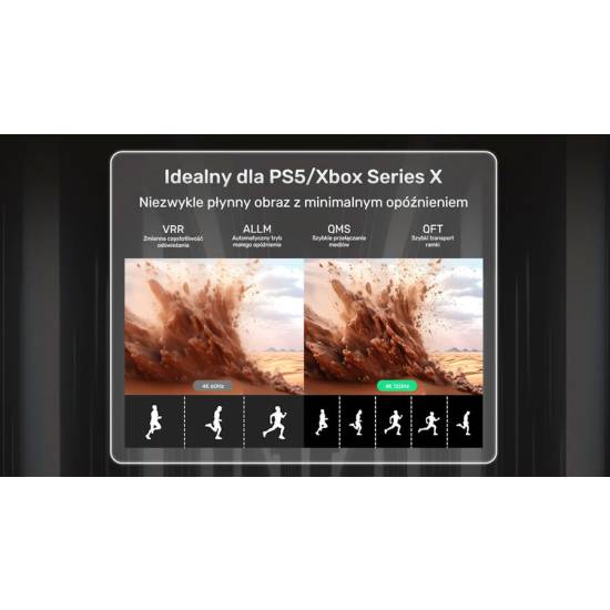 Kabel optyczny HDMI 2.1 AOC 8K 120Hz 30m Unitek C11085GY01-30M
