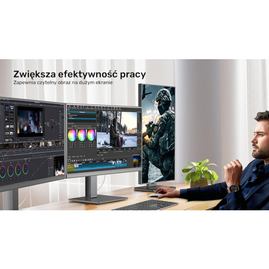 Kabel HDMI 2.1 8K M/M HDR 2m Unitek C11099AWH03-2M biały
