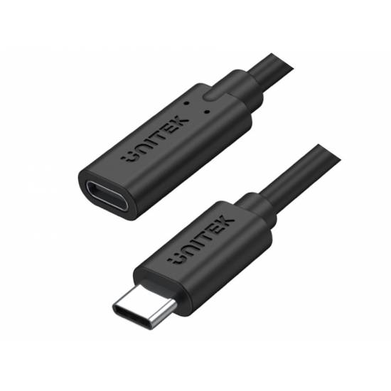 Kabel USB C PD 100W 0,5m przedłużacz Unitek C14086BK