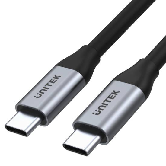 Kabel USB C - USB C PD 100W 4K 60Hz 5Gbps 2,0m Unitek C14091ABK