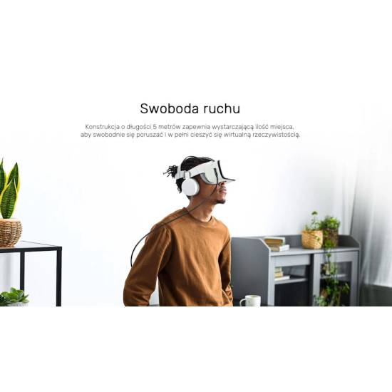 Kabel USB-C - USB-C VR Link Pro obsługuje 5Gps 60W Unitek C14094ABK01-5M